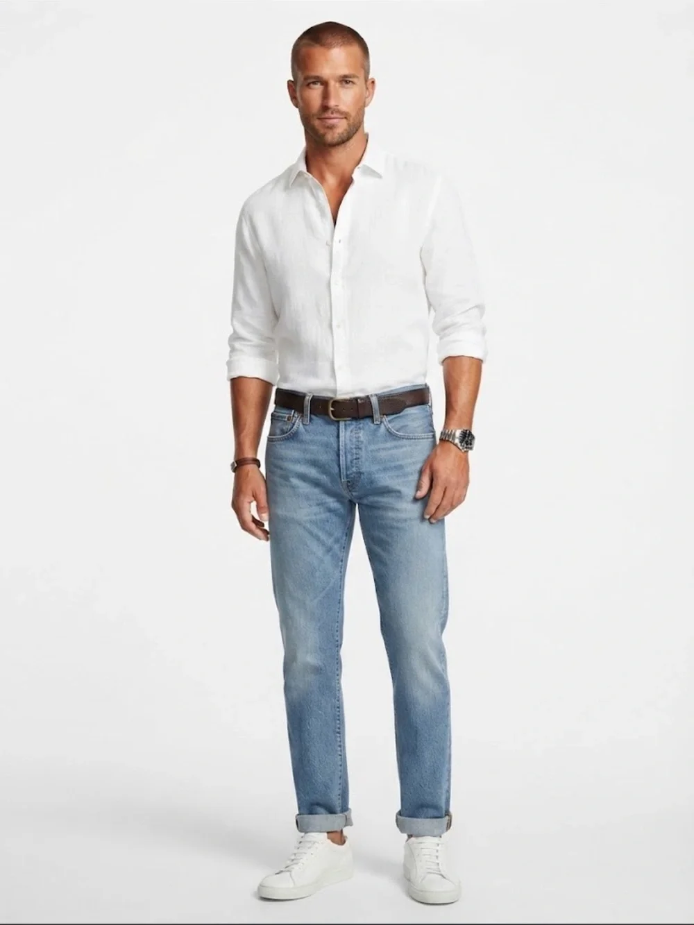 Levi's 502 Men's Light Blue Slim Straight Jeans